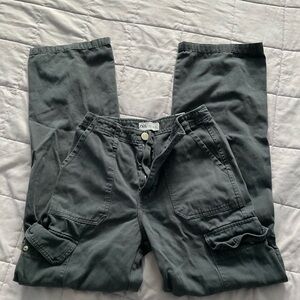Zara Blue Gray Cargo Pants